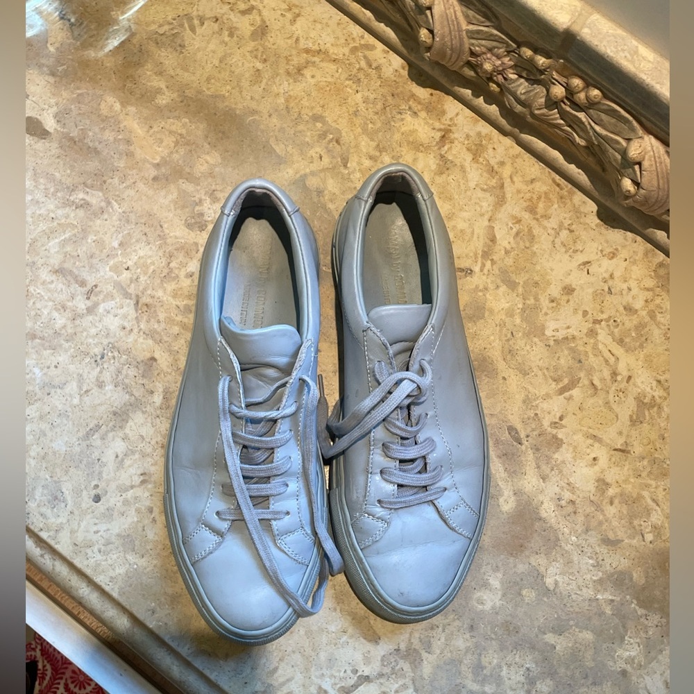 Common Projects Light Grey Achilles Sneakers - image 2